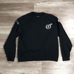 Men’s OurCaste Black Pullover Sweater Large